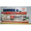 Image 1 : GR OF 2, PETERBILT, 1/64, TRACTOR TRAILERS, CAST BANKS, AS NEW
