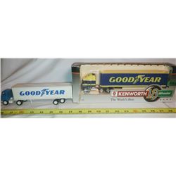 GR OF 2, WINROSS GY TRUCK, 1/43. LIBERTY CLASSIC, 1/64,  KENILWORTH 18 WHEELER, CAST KEYED BANK.