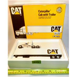 ERTL, CATERPILLAR CAB W/TRAILER 1/64