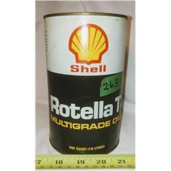 SHELL, MULTIGRADE OIL, 1 QT, FULL