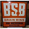 Image 1 : BSB GRAIN BINS, SST SIGN, 29.5" X 32.5"