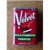 Image 1 : VELVET, TOBACCO TIN, 1 1/2 OZ W / UNTOUCHED ORIGINAL CONTENTS