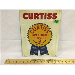 CURTISS, BREEDING SERVICES, 11" X 14", SST, AMD CO SIGN