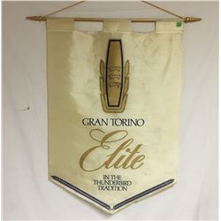 GRAN TORINO, DEALER BANNER, 30" X 44", SATIN FINISH MATERIAL