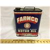 Image 2 : FARMCO, MOTOR OIL, 6 IMP QT TIN, TORONTO ON