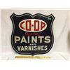 Image 1 : CO-OP, PAINTS AND VARNISHES, 26" X 26", DST, A-M SIGN CO, REFLECTIVE