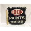 Image 3 : CO-OP, PAINTS AND VARNISHES, 26" X 26", DST, A-M SIGN CO, REFLECTIVE