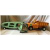 Image 1 : GR OF 2, TONKA, CAR HAULER, DUMP TRUCK, TIN