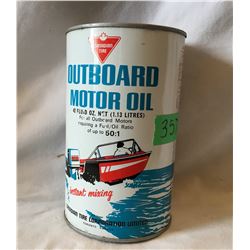 CTC OUTBOARD MOTOR OIL, 40 OZ TIN