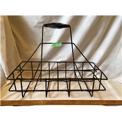 ANTIQUE WIRE OIL BOTTLE CARRIER