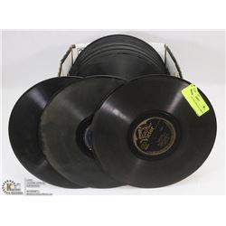 LOT OF 30 VINTAGE SHELLAC 78RPM RECORDS.