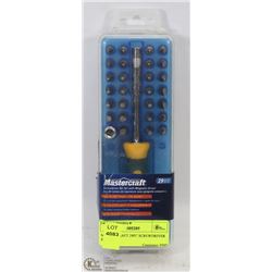 MASTERCRAFT 29PC SCREWDRIVER BIT SET
