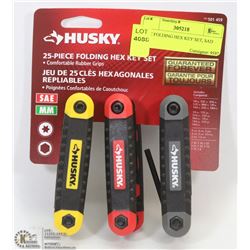 25PC FOLDING HEX KEY SET, SAD