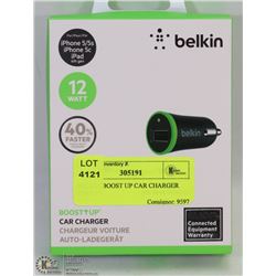 BELKIN BOOST UP CAR CHARGER 12WATT
