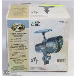 HAMPTON BAY 2 PACK SOLAR LED BULLET LIGHT