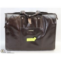 CUTTER & BUCK LEATHER SATCHEL