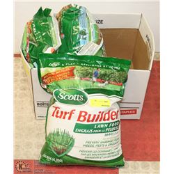 3 BAGS OF SCOTTS TURF BUILDER LAWN FOOD, 13LBS/BAG