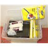 Image 1 : TOTE OF PAINTING SUPPLIES, INCLUDES ROLLERS, TRAYS