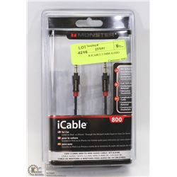 MONSTER ICABLE 3.5MM AUDIO CABLE