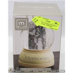 MELANNCO CELEBRATION PHOTO WATER GLOBE - MEMORIES