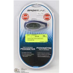 SPORTLINE STEP & DISTANCE PEDOMETER