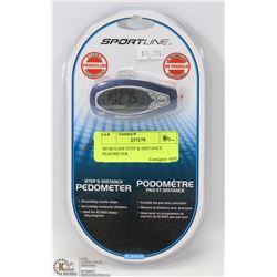 SPORTLINE STEP & DISTANCE PEDOMETER