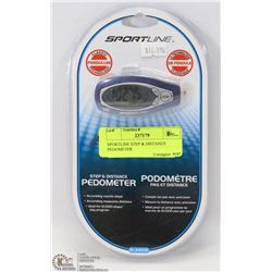 SPORTLINE STEP & DISTANCE PEDOMETER