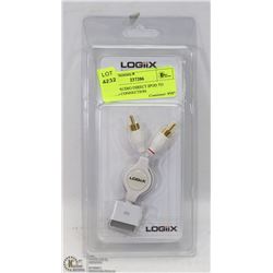 LOGIIX AUDIO DIRECT IPOD TO STEREO CONNECTION