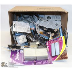 LOT OF FURNITURE LEG PADS/SLIDERS.