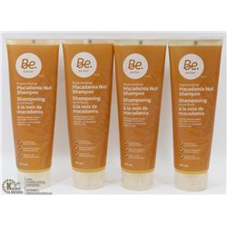 LOT OF 4 BE BETTER MACADAMIA NUT SHAMPOO BOTTLES