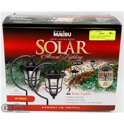 MALIBU 2 PACK SUN-POWERED ACCENT YARD LIGHTS