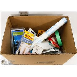 LOT OF ASSORTED HARDWARE INCLUDING WIRE CONNECTORS