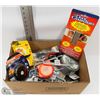 Image 1 : BOX OF ASSORTED HARDWARE INCLUDING SCOTCH TAPES,