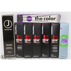 BAG OF ASSORTED PRO HAIR COLORS