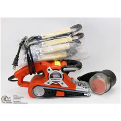 BLACK & DECKER DRAGSTER BELT SANDER - RETRACTABLE