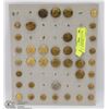 Image 1 : SHEET OF VINTAGE COLLECTOR MILITARY BUTTONS