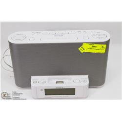 SONY IPOD/IPHONE FM/AM CLOCK RADIO