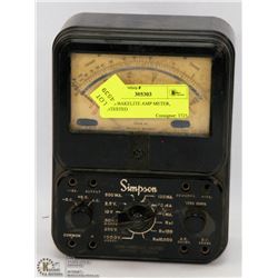 1940'S BAKELITE AMP METER, UNTESTED
