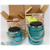 Image 1 : 2PK MASON JAR L.E.D PATIO LITES