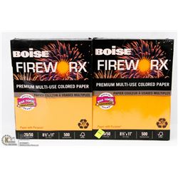 2 PACKS OF 8.5" X 11" MULTI USE COLORED PRINTER