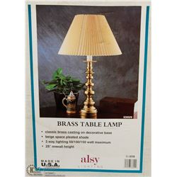 BRASS LAMP NEW 29"