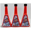 Image 1 : LOT OF 3 BOTTLES OF KLEEN FLO CLEAN CARB ADDITIVE-