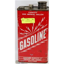 VINTAGE TIN GASOLINE CAN