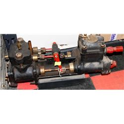 ANTIQUE BRASS STEAM ENGINE PUMP FROM MUSEUM