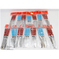 LOT OF SPOONS, FORKS, AND KNIVES