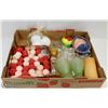 Image 1 : LARGE FLAT OF CANDLES AND MORE