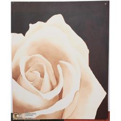 YELLOW ROSE PAINTING - 20"X32"