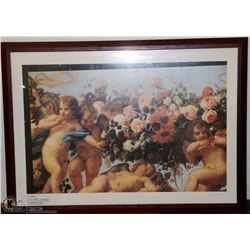 LITTLE GIRLS PAINTING - 31"X42"