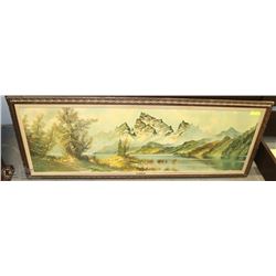 OIL ON CANVAS "HIGH GLORY" BY WIJMER, 65 X 25