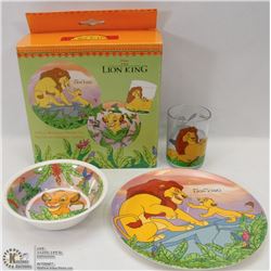 VINTAGE 1990'S LION KING 3 PC